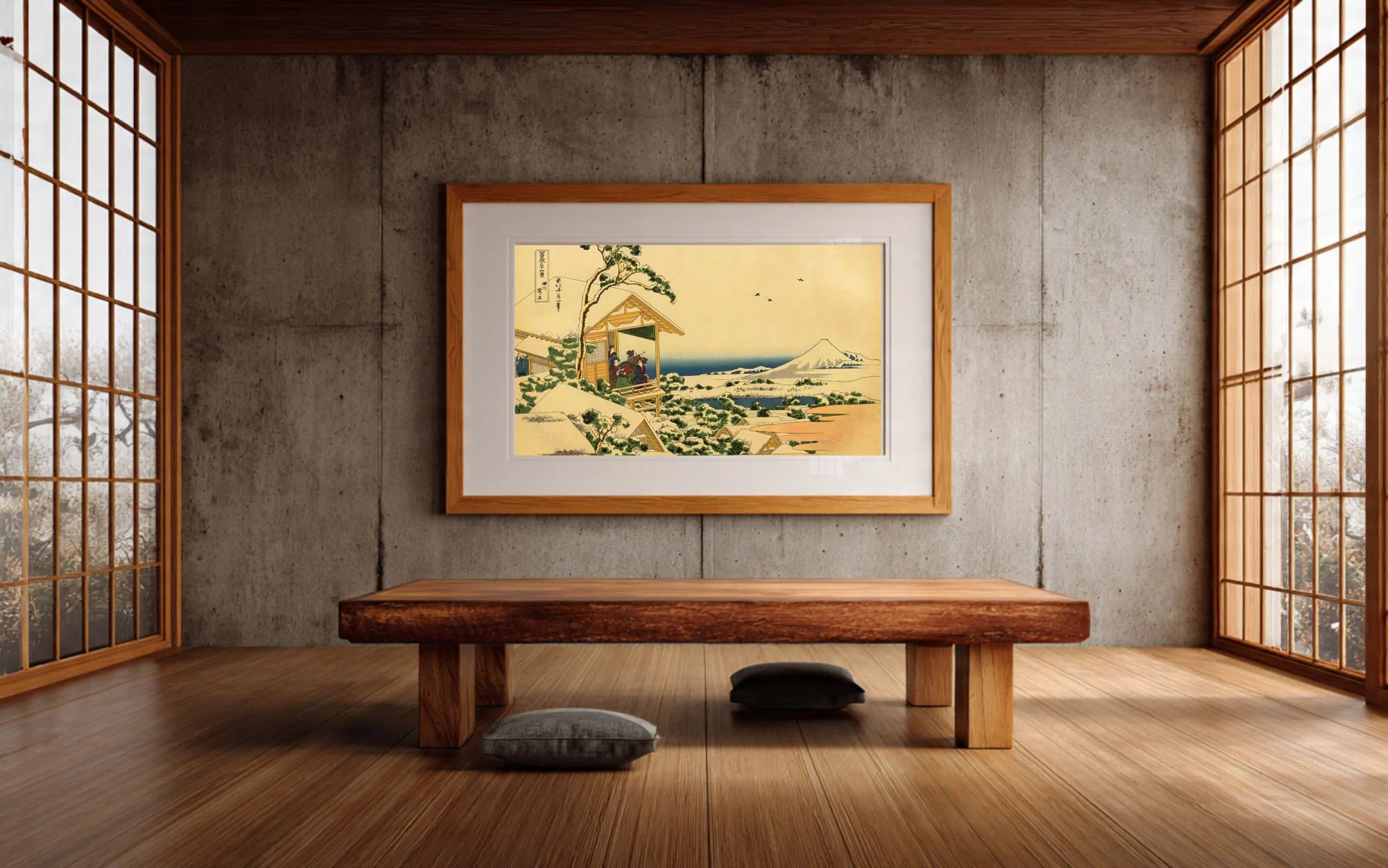 Snowy Morning at Koishikawa