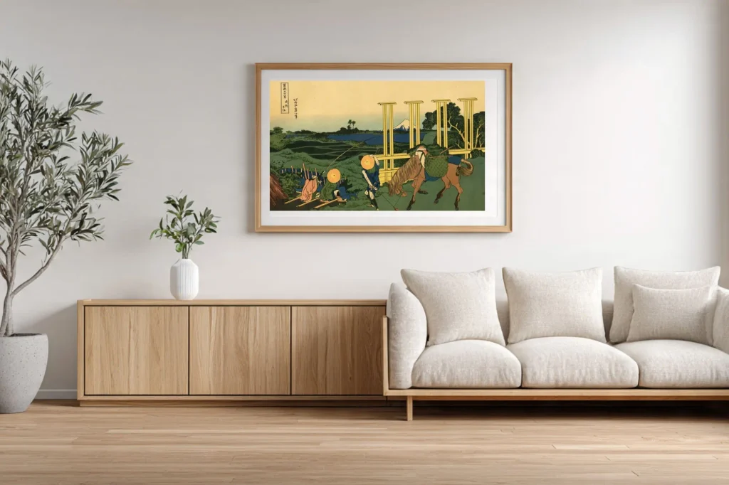 Hokusai 36 Views No.15 - #015 Senju, Musashi Province – Hokusai’