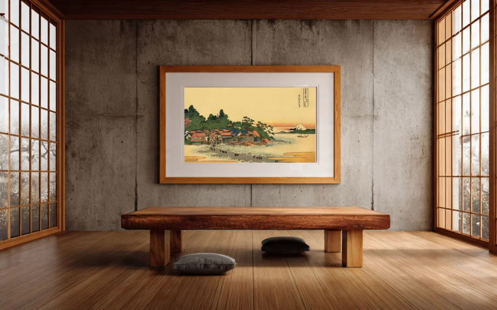 Hokusai 36 Views No.21 - #021 Enoshima in Sagami Province – Hokusai&#