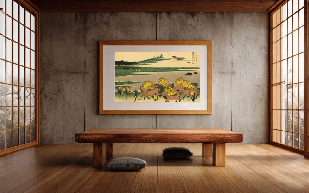 Hokusai 36 Views No.34 - #034 Ono Shinden in Suruga Province – Hokusa